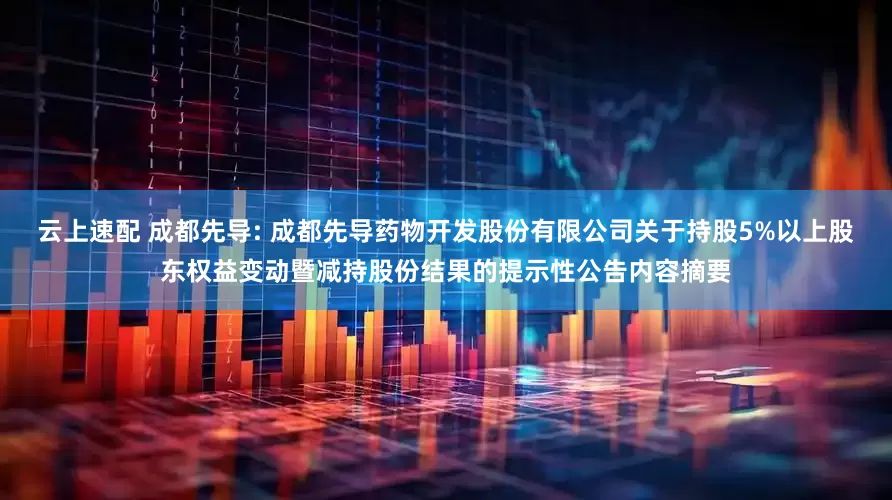 云上速配 成都先导: 成都先导药物开发股份有限公司关于持股5%以上股东权益变动暨减持股份结果的提示性公告内容摘要