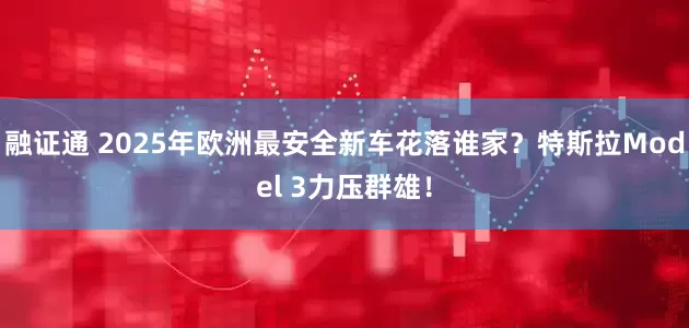 融证通 2025年欧洲最安全新车花落谁家？特斯拉Model 3力压群雄！