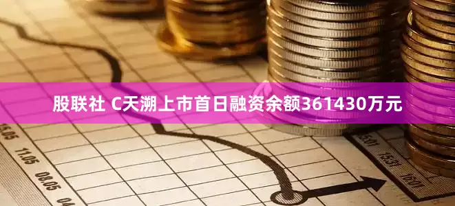 股联社 C天溯上市首日融资余额361430万元